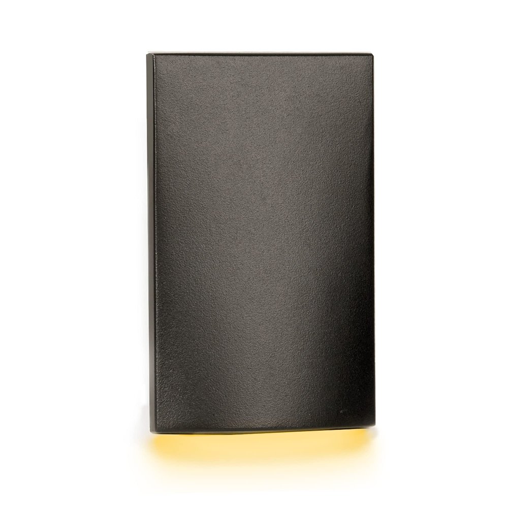 WAC Landscape Lighting, LEDme 120V LED Vertical Scoop Indoor and Outdoor Step and Wall Light Amber 1800K LED in Bronze