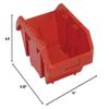 QUANTUM STORAGE SYSTEMS QP1496RD QuickPick Heavy Duty Part Organizer Red Bins 14" L x 10" W x 7" H 20 Pack view 2