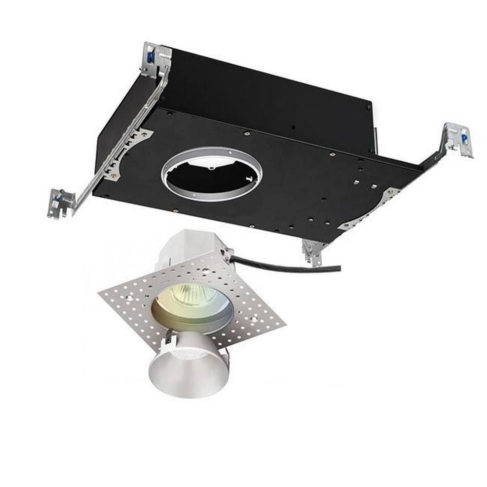 WAC Lighting R3ARDL-NCC24-HZ Aether Color Changing LED Round Invisible Trim with Light Engine Narrow Beam, Haze