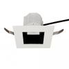 WAC Lighting R3ASDT-FCC24-BKWT Aether Color Changing LED Square Open Reflector Trim with Light Engine Flood Beam, Black White view 2