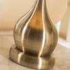 LIN XIAO HAO mayu Retro Table Lamp E27 with Plug in Button Switch Bronze Metal Cloth Lamp Cover Bedroom Bedside Creative Desk Lamp view 3