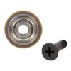 QEP 21123Q 7/8" Premium Tile Cutter Replacement Scoring Wheel with Ball Bearings view 1