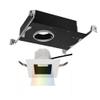 WAC Lighting R3ASDT-F927-BKWT Aether Square Trim with LED Light Engine Flood 40 Beam 2700K Warm White 90CRI, Black White view 4
