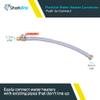 SharkBite 1/2 Inch Ball Valve x 3/4 Inch FIP x 18 Inch Stainless Steel Flexible Water Heater Connector, Push to Connect Brass Plumbing Fitting, PEX Pipe, Copper, CPVC, PE-RT, HDPE, U3068FLEX18BVLF view 2