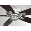 Savoy House 52-830-5RV-187 Downrod Mount, 5 Walnut / Chestnut Blades Ceiling fan, Brushed Pewter view 2