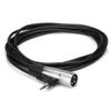 Hosa Technology 2x 5' Right Angle Stereo 3.5mm, 1/8", Mini Male to 3 P view 2