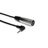 Hosa Technology 2x 5' Right Angle Stereo 3.5mm, 1/8", Mini Male to 3 P view 3