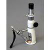 AmScope H2510 Handheld Stand Measuring Microscope, 20x/50x/100x Magnification, 17mm Field of View, Includes Pen Light view 3