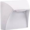 RAB Lighting 5" Square 5W Cool White LED Steplight, White Finish view 1