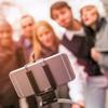 Smart Gear 40-inch Bluetooth Selfie Stick - Built In Wireless Shutter Release With Zoom Control - Aqua view 4