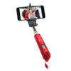 Smart Gear 40-inch Bluetooth Selfie Stick - Built In Wireless Shutter Release With Zoom Control - Red view 1