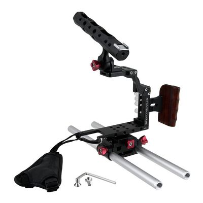 Fotodiox Pro Cinema Black Sharkcage for Samsung NX1 Cameras (NX1) - Skeleton Housing, Protective Video Cage