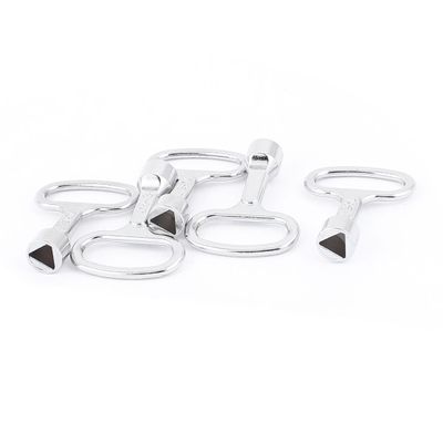 uxcell 5Pcs 9mmx8mm Triangular Panel Lock Socket Spanner Key 54x40x13mm