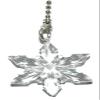 Jazzworks,LLC Pretty Clear Acrylic Snowflake Ceiling Fan Pull (FP035) view 1