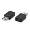 ELECTOP 2 Pack USB 2.0 A Male to USB B Mini 5 Pin Female Adapter Converter view 1