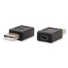 ELECTOP 2 Pack USB 2.0 A Male to USB B Mini 5 Pin Female Adapter Converter view 2