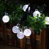 YiCoo Solar String Lights, Solar Powered Bubble Ball Lights 6.5 Meter 30 LED Solar Ball Lanterns Outdoor Garden Lighting Solar Fairy String Lights for House,Yard,Pathway (White) view 3