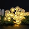 YiCoo Solar String Lights, Solar Powered Bubble Ball Lights 6.5 Meter 30 LED Solar Ball Lanterns Outdoor Garden Lighting Solar Fairy String Lights for House,Yard,Pathway (Warm White) view 2