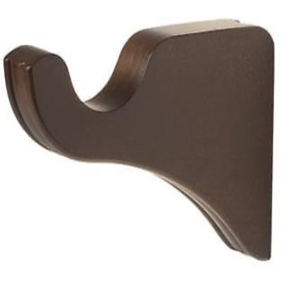Kirsch Wood Trends Classics 3 1/2" Return Center Bracket for 1 3/8" pole, Mahogany (MPN# 5611EG083)