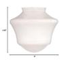 Design Classics Lighting Opal White Glass Shade - 3-Inch Fitter Opening view 2