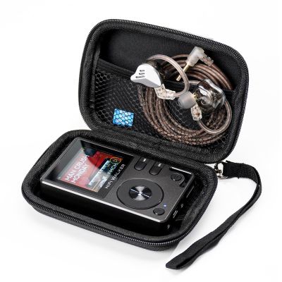 MP3 Player Case for HIFI WALKER H2/ H2 Touch/ G7/ G7 Mini and Other Music Players, 4.5inch Portable Hard EVA Case, Protective Travel Case for MP3 & MP4 Players, USB Cable, Earphones, Memory Cards