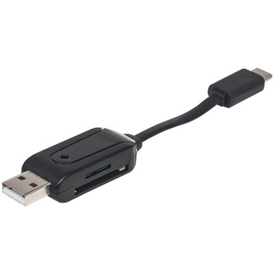 MANHATTAN USB-C/A Combo Multi-Card Reader/Writer (102018)