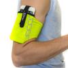 Sprigs Phone Armband for Running, Stretch Sleeve Arm Holder for iPhone 17, Samsung Galaxy S26 & Google Pixel 11, Fits Smartphones with Case for Jogging & Walking - HiViz, Medium view 1