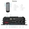 Nobsound Lepy Hi-Fi Stereo Multimedia 4-Channel 180w (45W x 4) Bluetooth Power Amplifier Audio Amp Booster USB SD DVD CD FM MP3 for Car Vehicle Home Booster Remote Control & LED Display Screen view 3