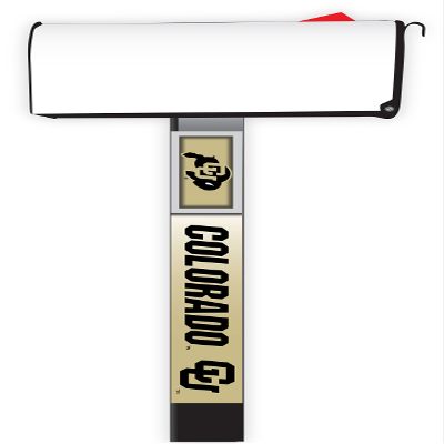Colorado Buffaloes 2-Pack Mailbox Post Cover Officially Licensed Collegiate Product