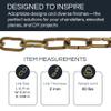 RCH Hardware CH-06W-OBB Brass Chandelier Chain, Oil Bronzed Black (1 Foot) view 2