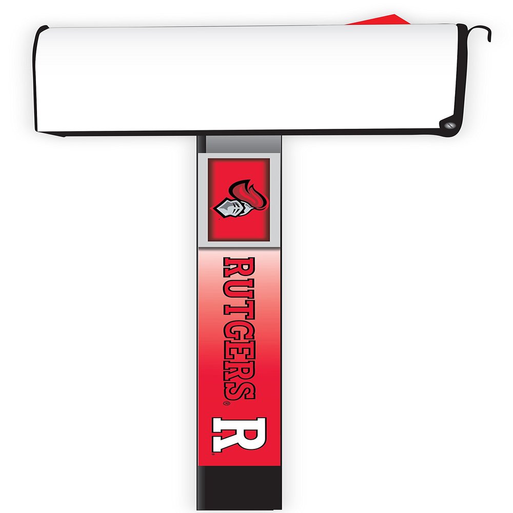 Rutgers Scarlet Knights 2-Pack Mailbox Post Cover Officially Licensed Collegiate Product