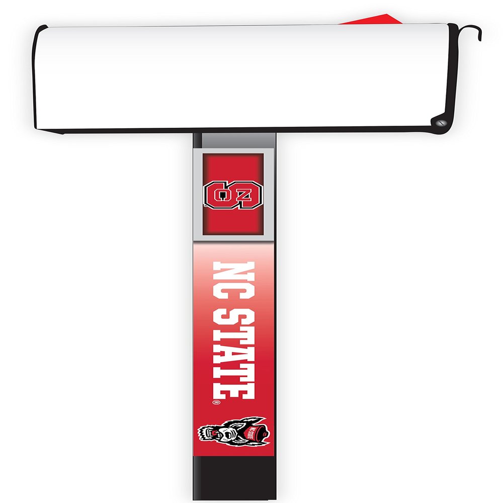NC State Wolfpack 2-Pack Mailbox Post Cover Officially Licensed Collegiate Product