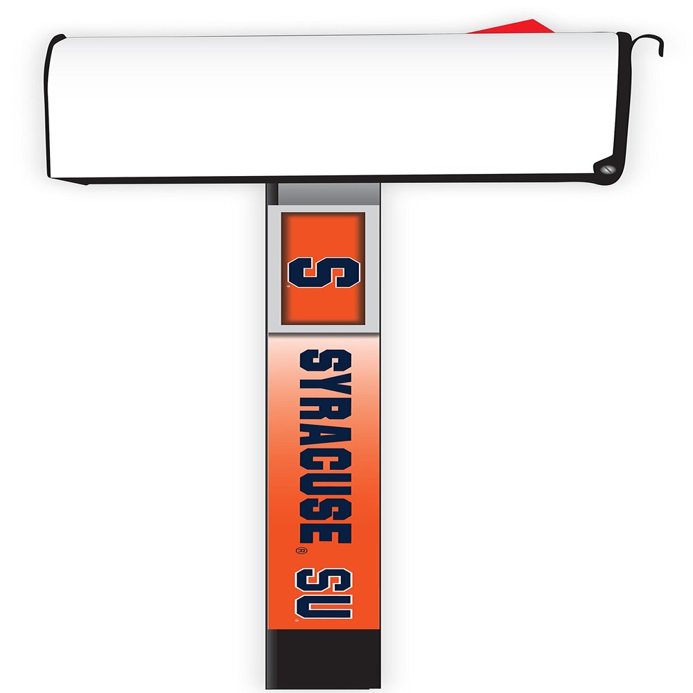 Syracuse Orange 2-Pack Mailbox Post Cover Officially Licensed Collegiate Product