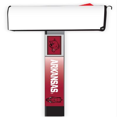 Arkansas Razorbacks 2-Pack Mailbox Post Cover Officially Licensed Collegiate Product