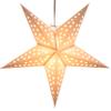 White Serenity Paper Star Lantern with 12 Foot Power Cord Included view 1