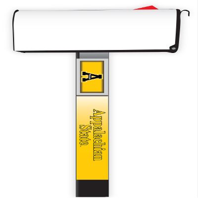 Appalachian State Mountaineers 2-Pack Mailbox Post Cover Officially Licensed Collegiate Product