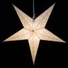 Frozen Paper Star Lantern with 12 Foot Power Cord Included view 2