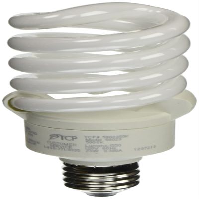 TCP 5802350k CFL TruStart A - Lamp - 100 Watt Equivalent (23W) Daylight (5000K) TruStart Full Spring Lamp Light Bulb