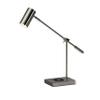 Adesso LED Desk Lamp, Brushed Steel, Wireless Charging, 22.25 view 1