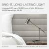 Adesso LED Desk Lamp, Brushed Steel, Wireless Charging, 22.25 view 3
