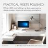 Adesso LED Desk Lamp, Brushed Steel, Wireless Charging, 22.25 view 4