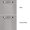 hansgrohe Croma Select E 7-inch Showerhead Low Flow Modern 2-Spray Rain, IntenseRain Water Saving with QuickClean in Chrome, 04387000 view 3