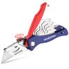 WORKPRO Folding Utility Knife, Quick-Change Box Cutter, Blade Storage in Handle with 5 Extra Blades Included view 1