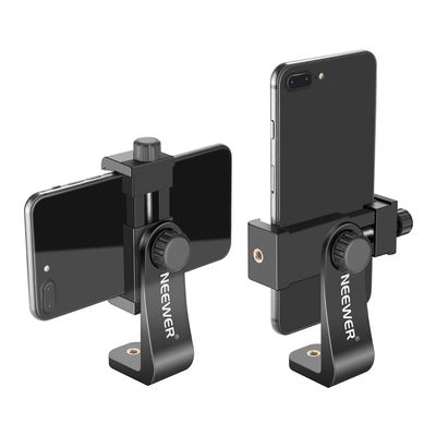 NEEWER Smartphone Holder Phone Tripod Mount Compatible with iPhone Android