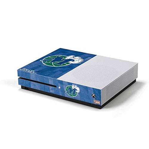 Skinit Decal Gaming Skin for Xbox One S Console - Officially Licensed NBA Dallas Mavericks Hardwood Classics Design