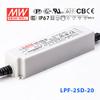Meanwell LPF-25D-20 Power Supply - 25W 1.25A - Dimmable view 1