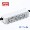 Meanwell LPF-16-36 Power Supply - 16W 36V 0.45A - PFC - IP30 view 2