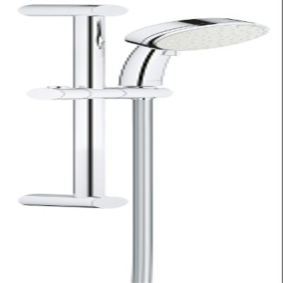 GROHE 2757820E Tempest Cosmopolitan 100 1.5 Gym 2 Spray Shower Rail Set, Starlight Chrome
