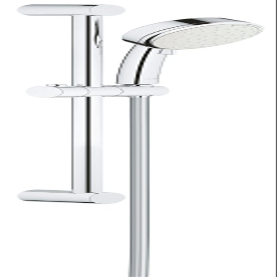 GROHE 2757820E Tempest Cosmopolitan 100 1.5 Gym 2 Spray Shower Rail Set, Starlight Chrome