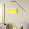 Vivid Yellow Stripes Giclee Arc 71 1/2" Tall Floor Lamp view 2